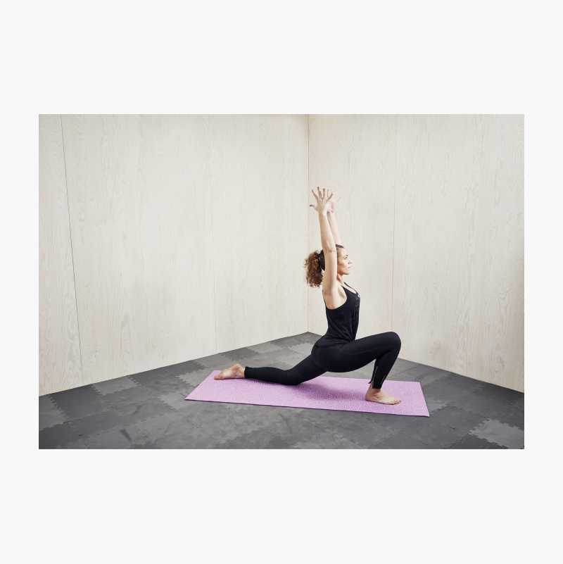 Yogamatte med mønster, 6 mm
