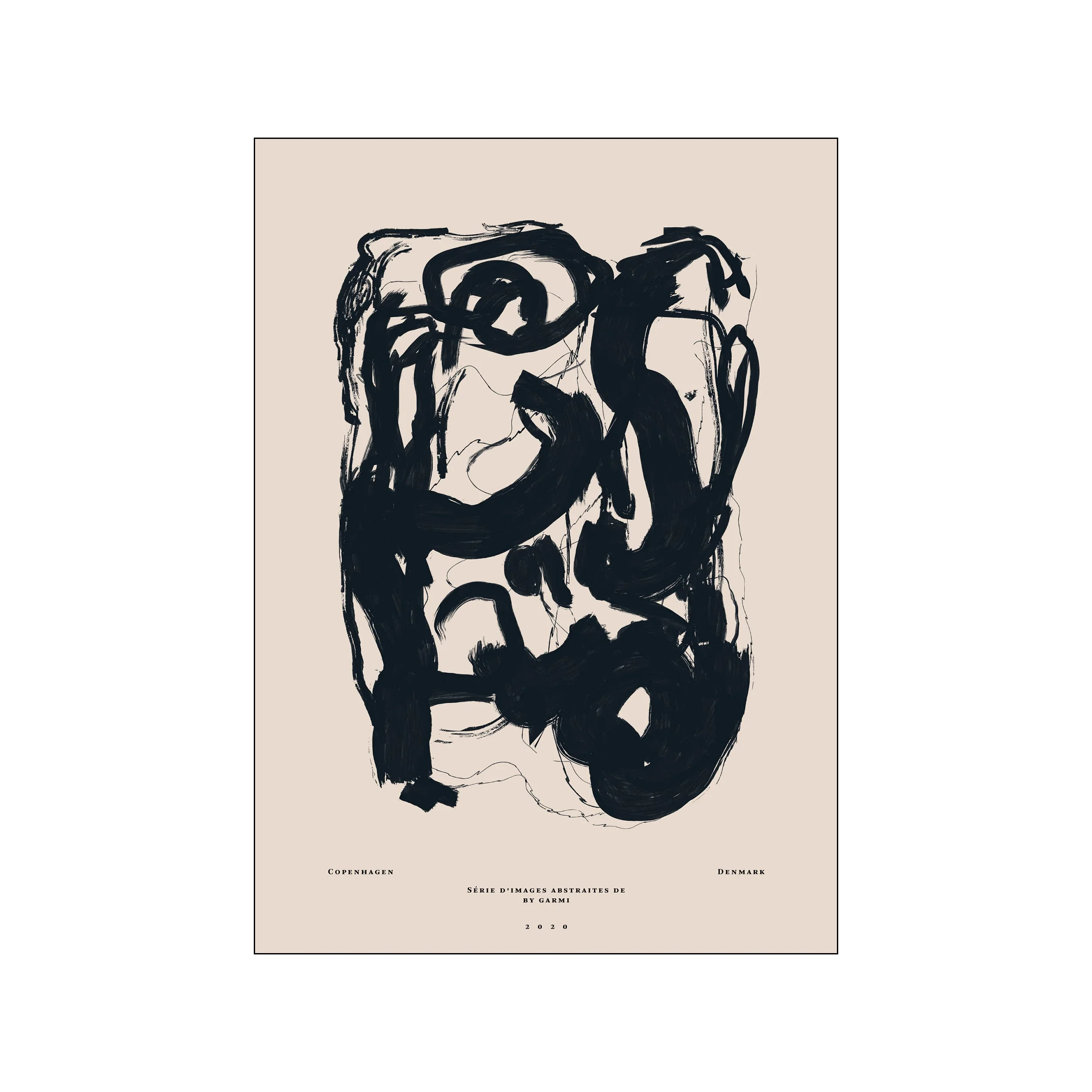 Poster & Frame  By Garmi Etude 13 plakat, beige - 50x70 cm