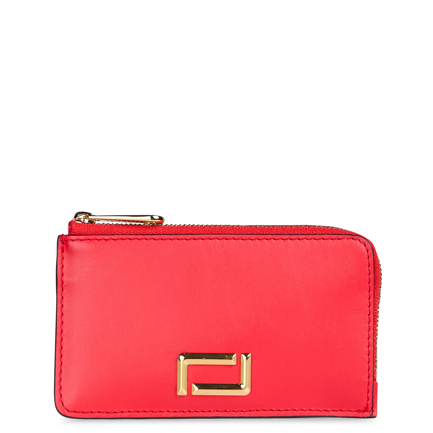 ANGELE - Porte-cartes en cuir | Rouge