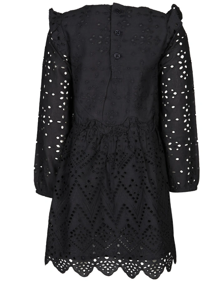 Langarm-Kleid MATTILIA in schwarz