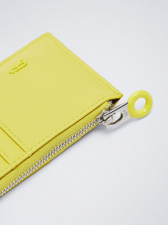 Porta-cartões básico - Amarelo