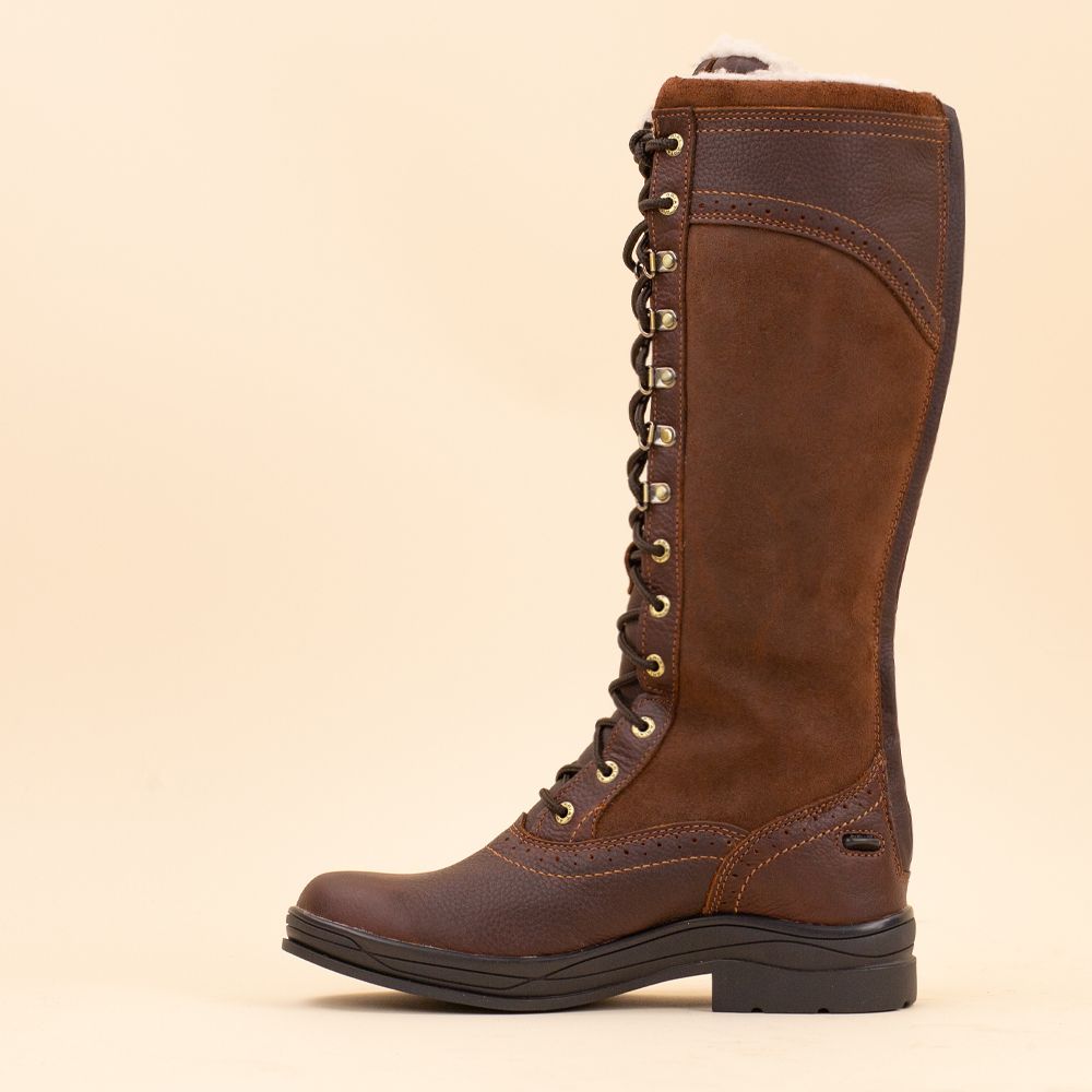 *gevoerd* Ariat waterproof boots Wythburn Tall H20 Brown