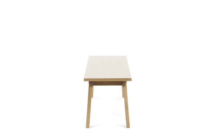 Normann Copenhagen Slice Linoleum eetbank 160 zwart