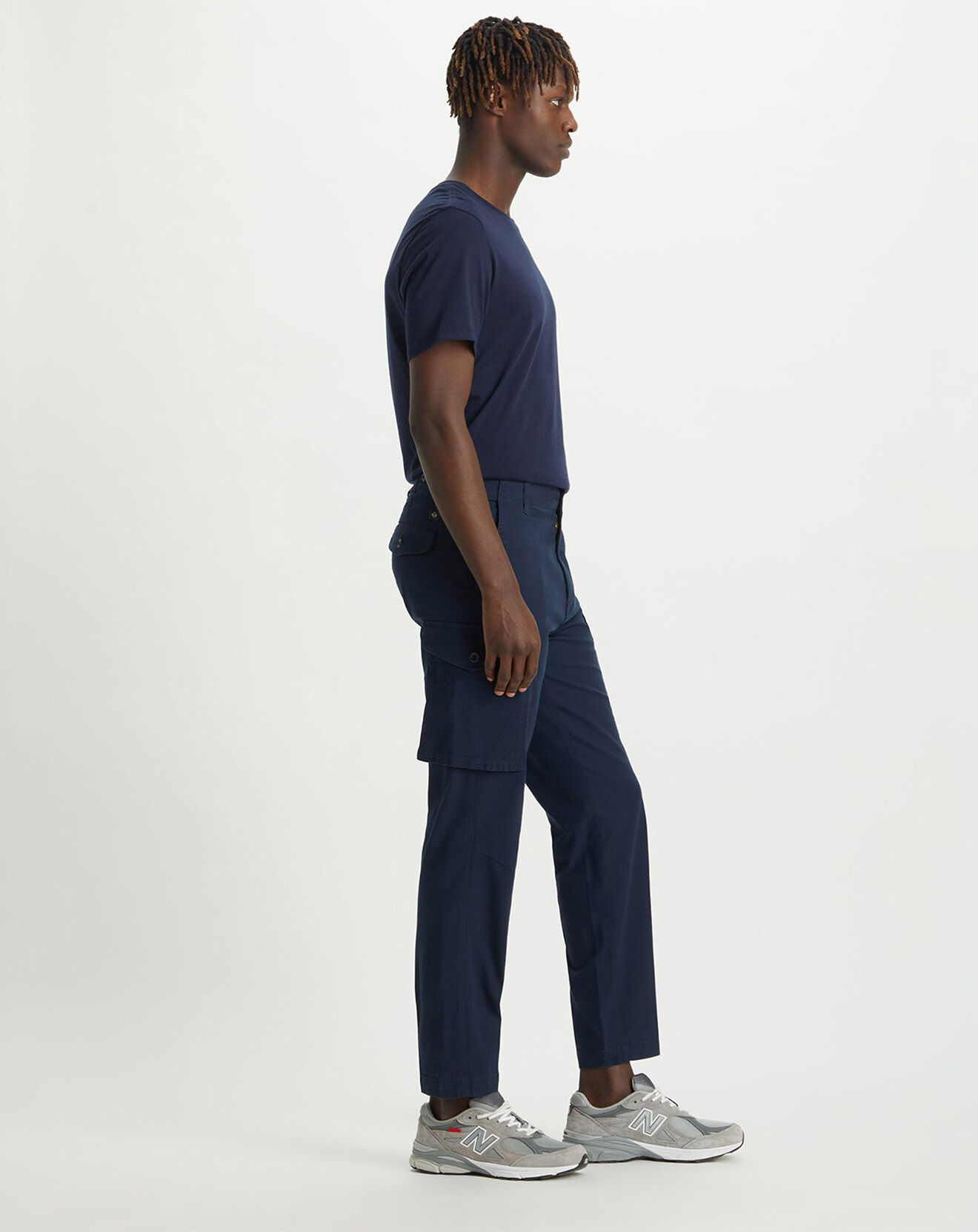 Dockers Pantalon Cargo bleu foncé