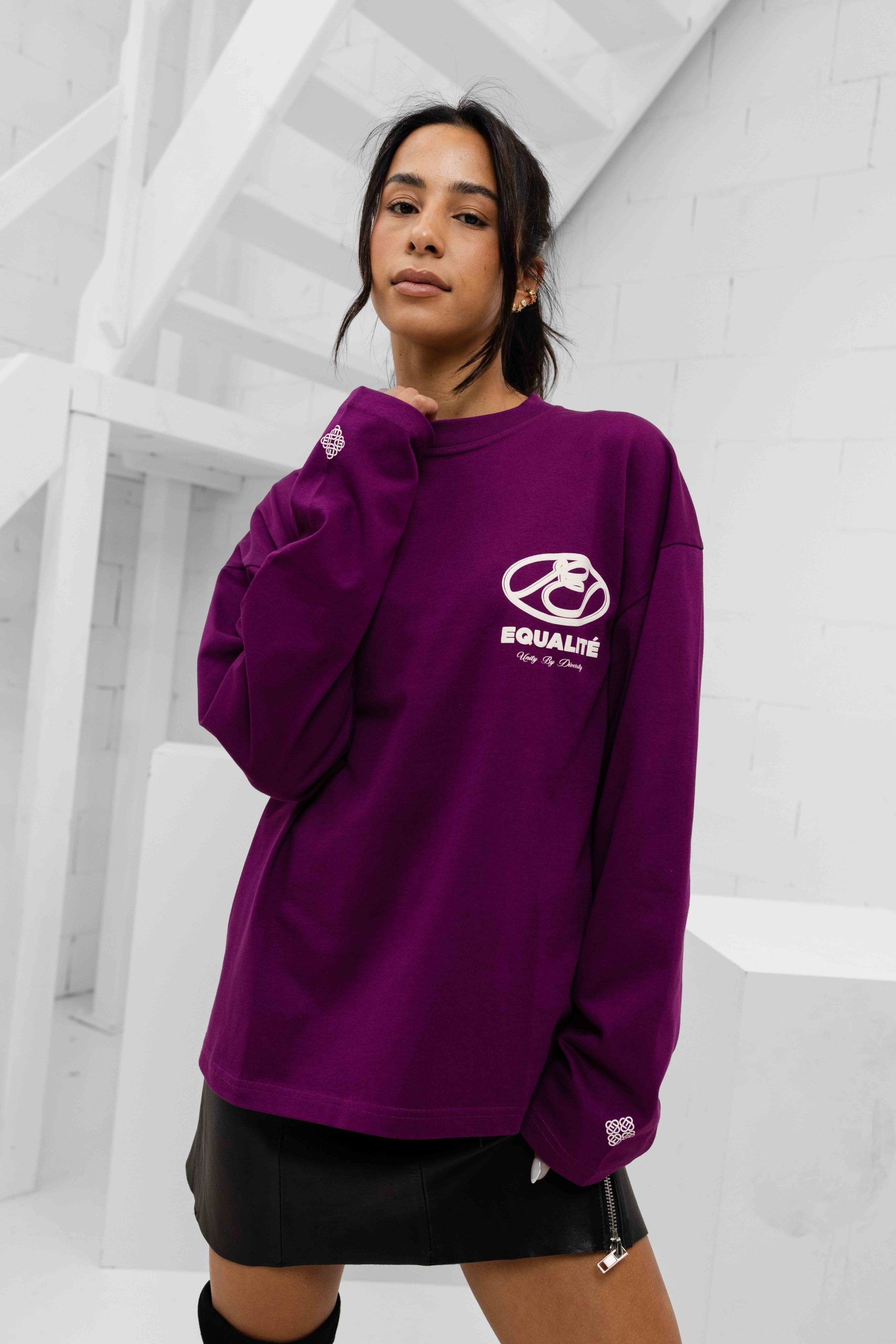 Equalité Arid Longsleeve T-Shirt Dames Paars