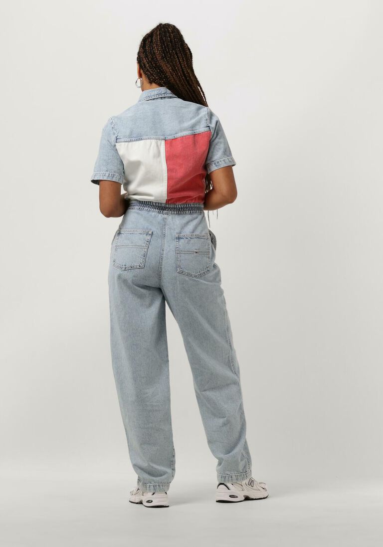 TOMMY JEANS blauwe tommy jeans jumpsuit boiler suit flag