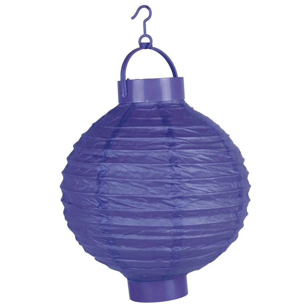 Lanterne lumineuse à suspendre ronde en papier Ø20 cm