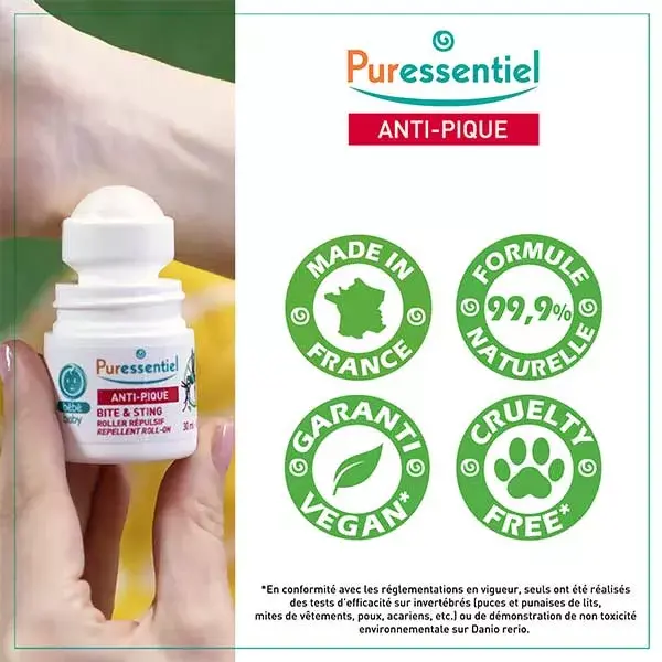 Repelente de mosquitos Puressentiel Anti-Bite Baby Roll-on 30ml