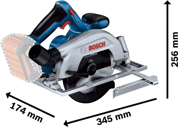 Bosch RUNDSAV GKS 18V-57-2 SOLO - SOLO