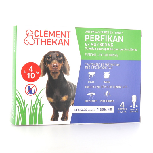 Spot-on antiparasitaire pour chien Perfikan