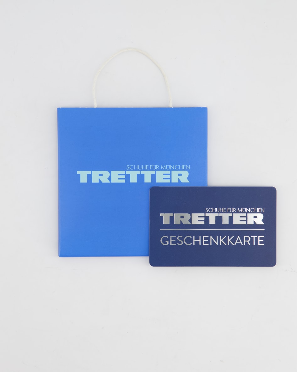 Tretter Geschenkkarte in Blau