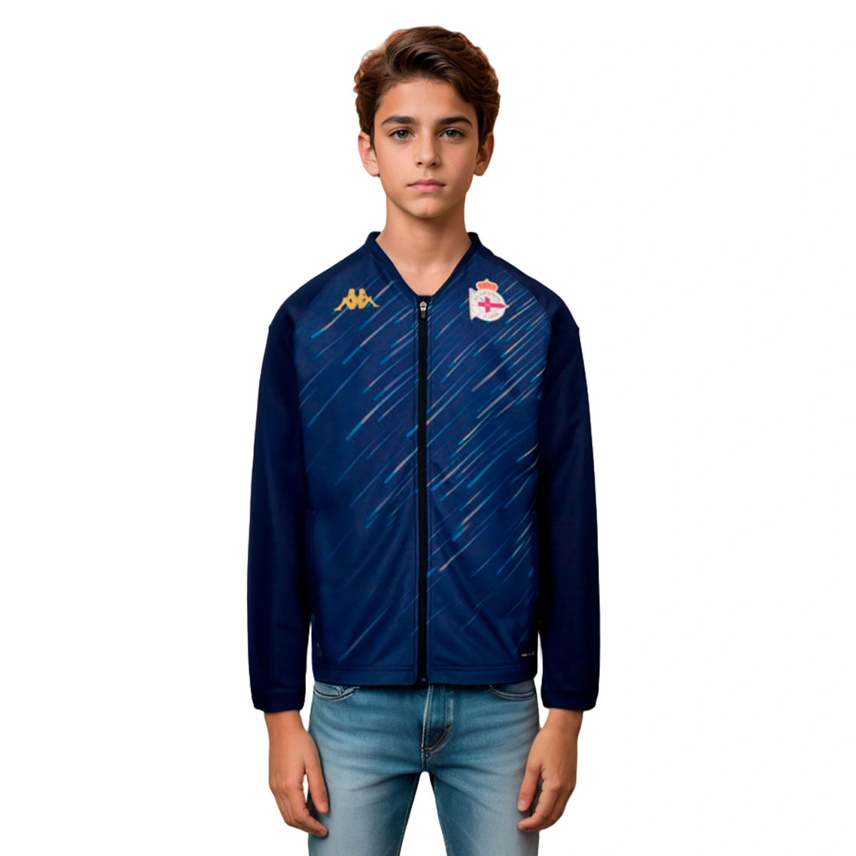 Casaco Kappa Deportivo La Coruña Pre-Match 2025-2026 Criança