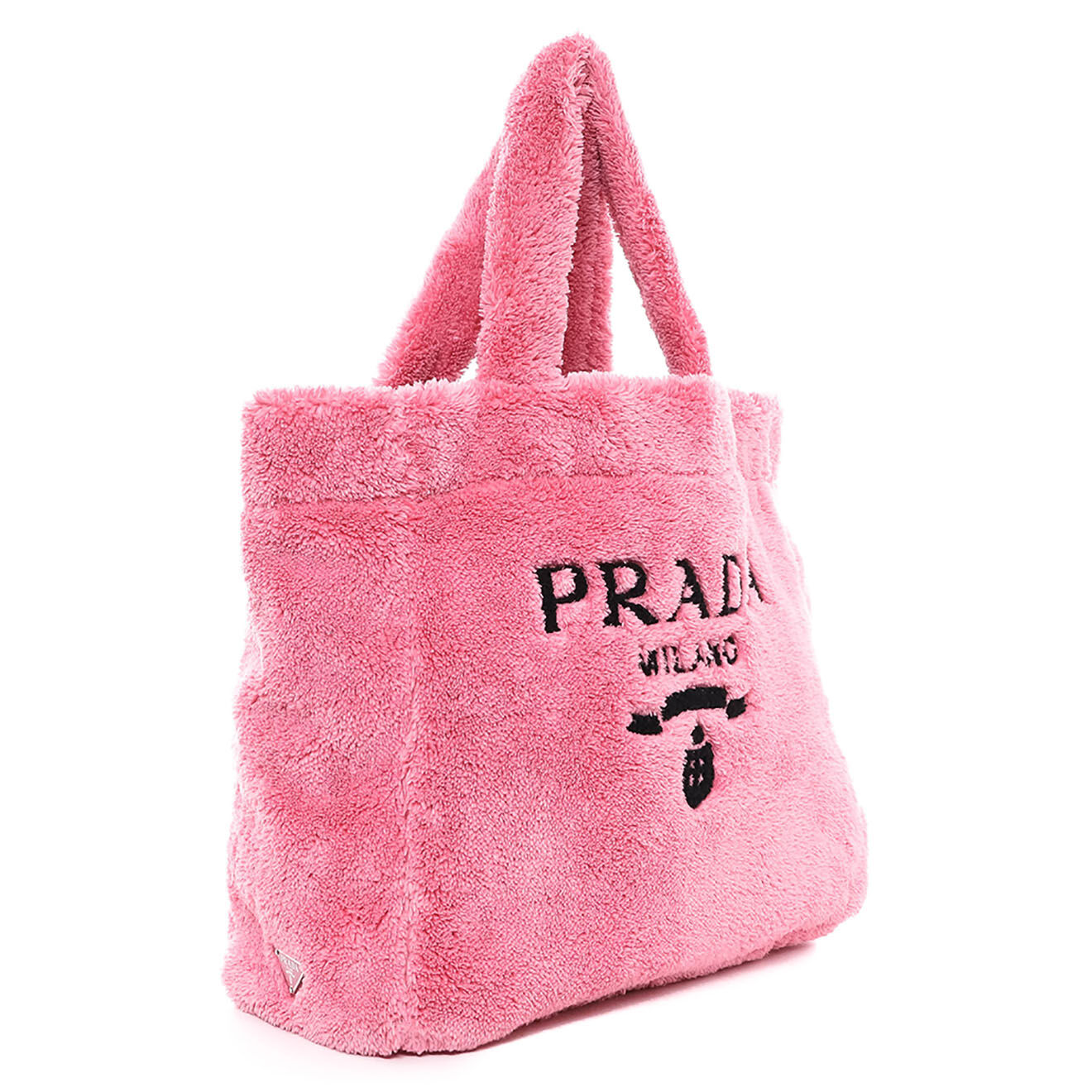 Prada Sac cabas de Plage Eponge rose - Très bon état - L.40 cm