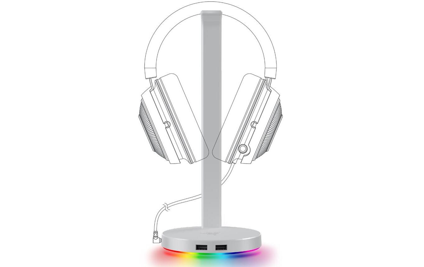 Kopfhörerhalter V2 Chroma MercuryKopfhörer-Stand für einen aufgeräumten Schreibtisch