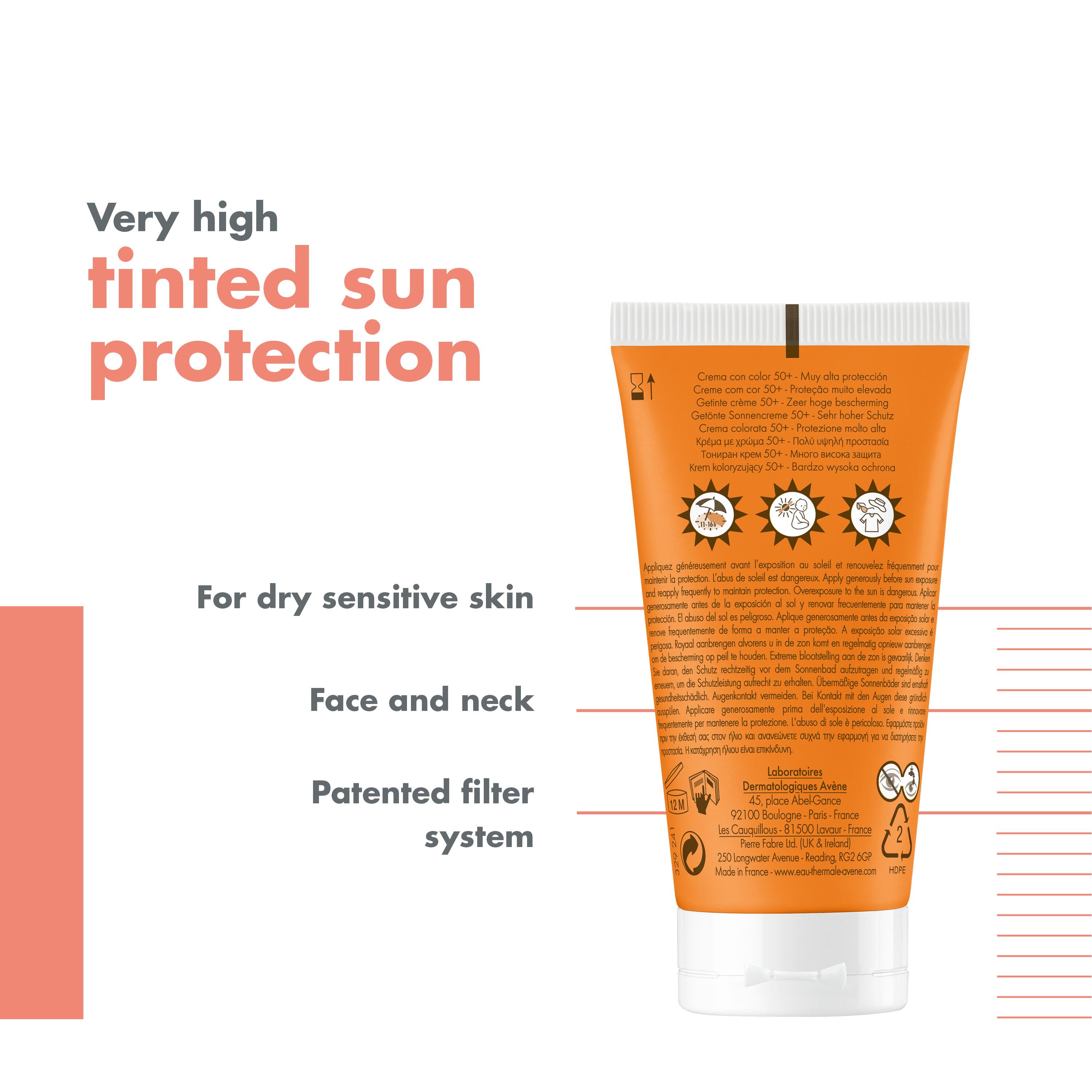 AVENE Sonnencreme Creme getönt SPF50  Tb 50 ml