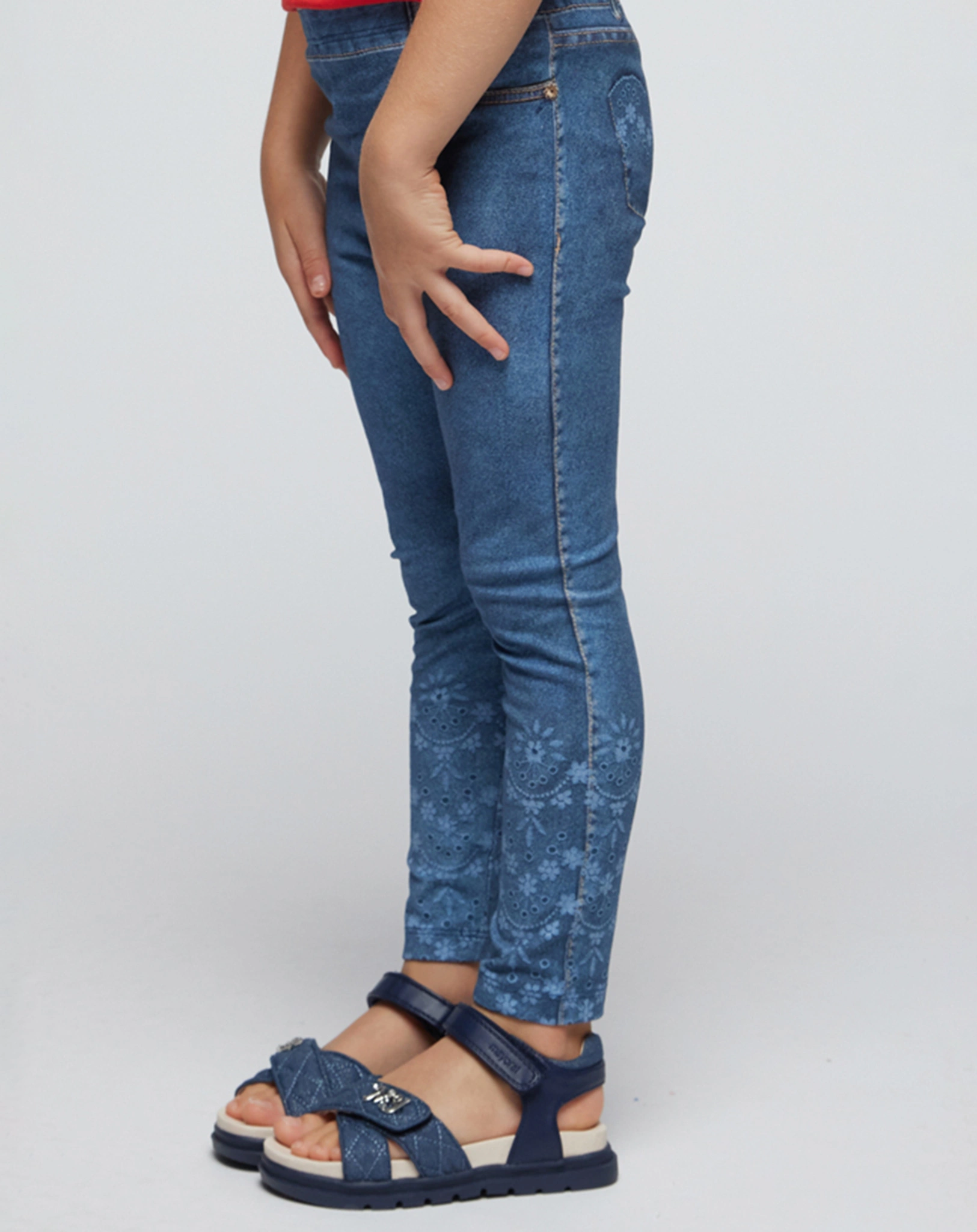 Jeans-Leggings BLUMENSTICK in dunkelblau