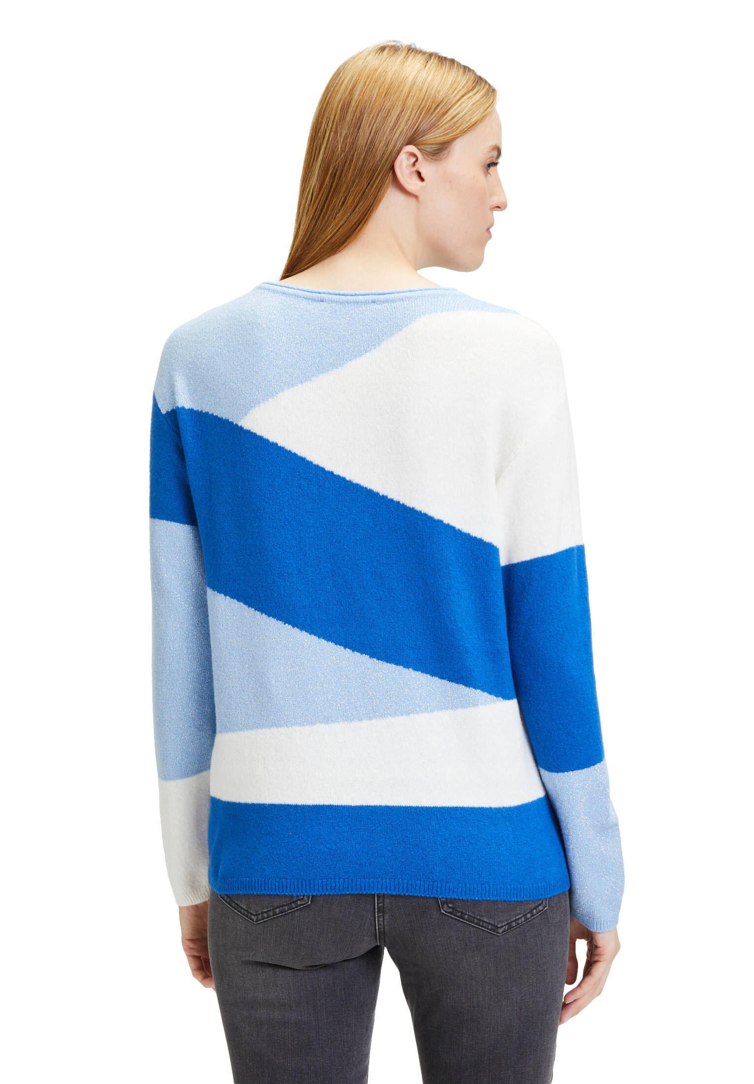 Betty Barclay| Damen Feinstrickpullover mit Color Blocking