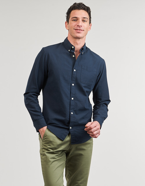 Jack & Jones - JJEOXFORD SHIRT LS Marino