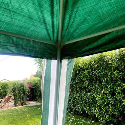 Strend Pro - Pabellón para jardín, metal, verde Verde