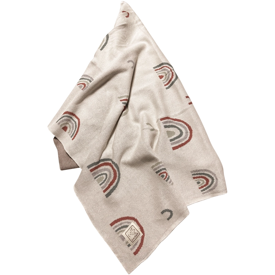 Kaiser Babydecke RAINBOW organic cotton natural combo