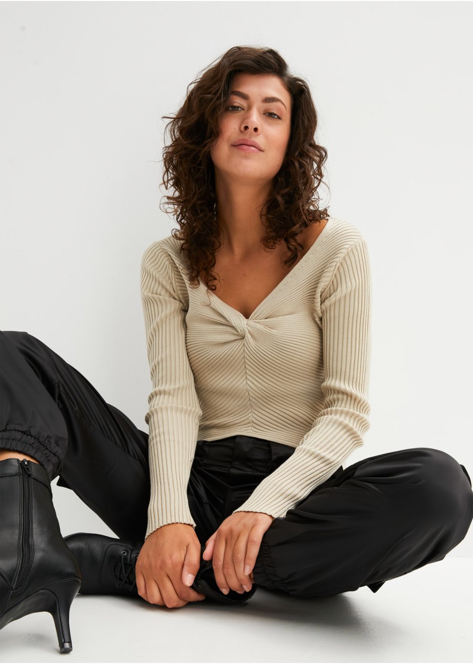 Pull côtelé