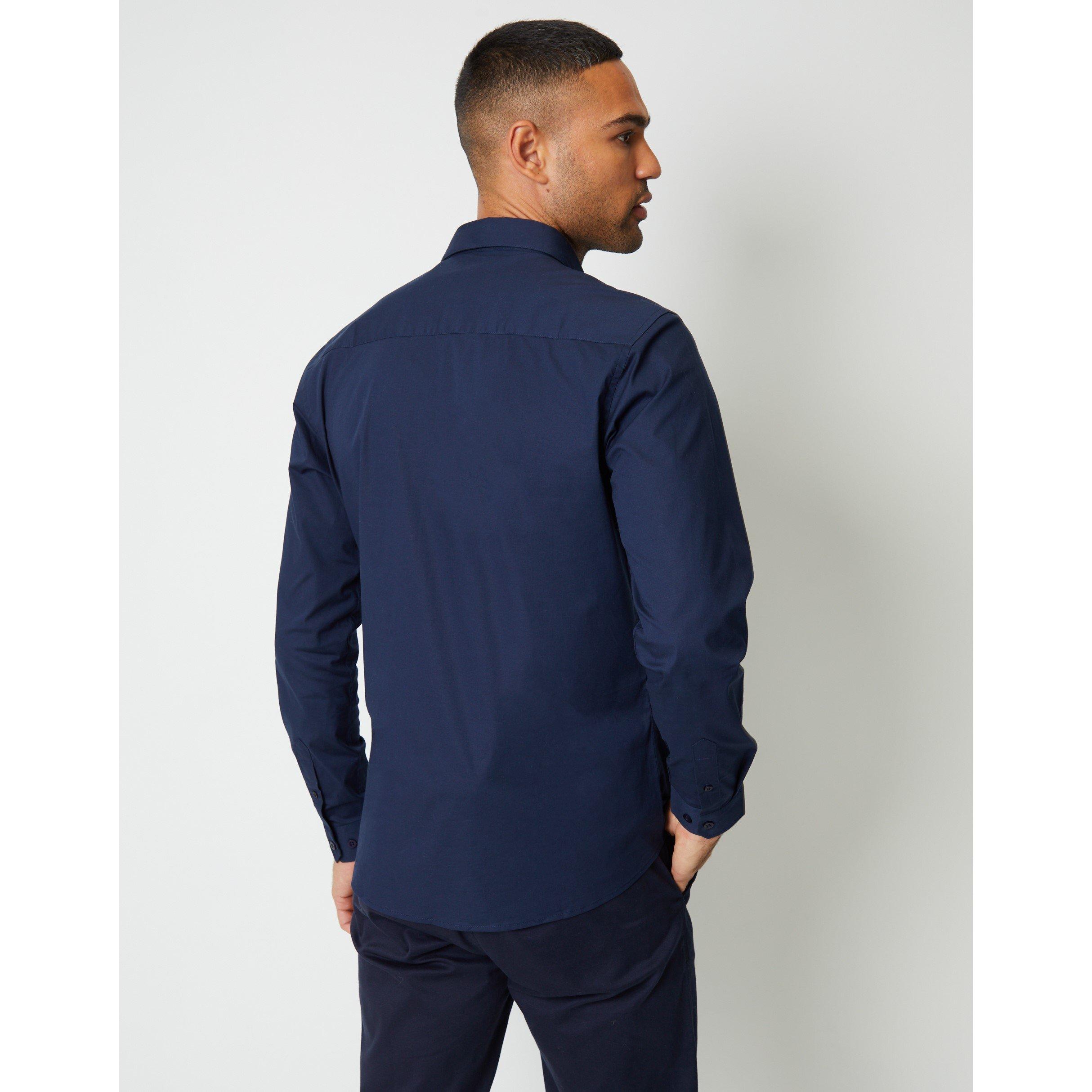 Threadbare TB Long Sleeve Shirt Mens