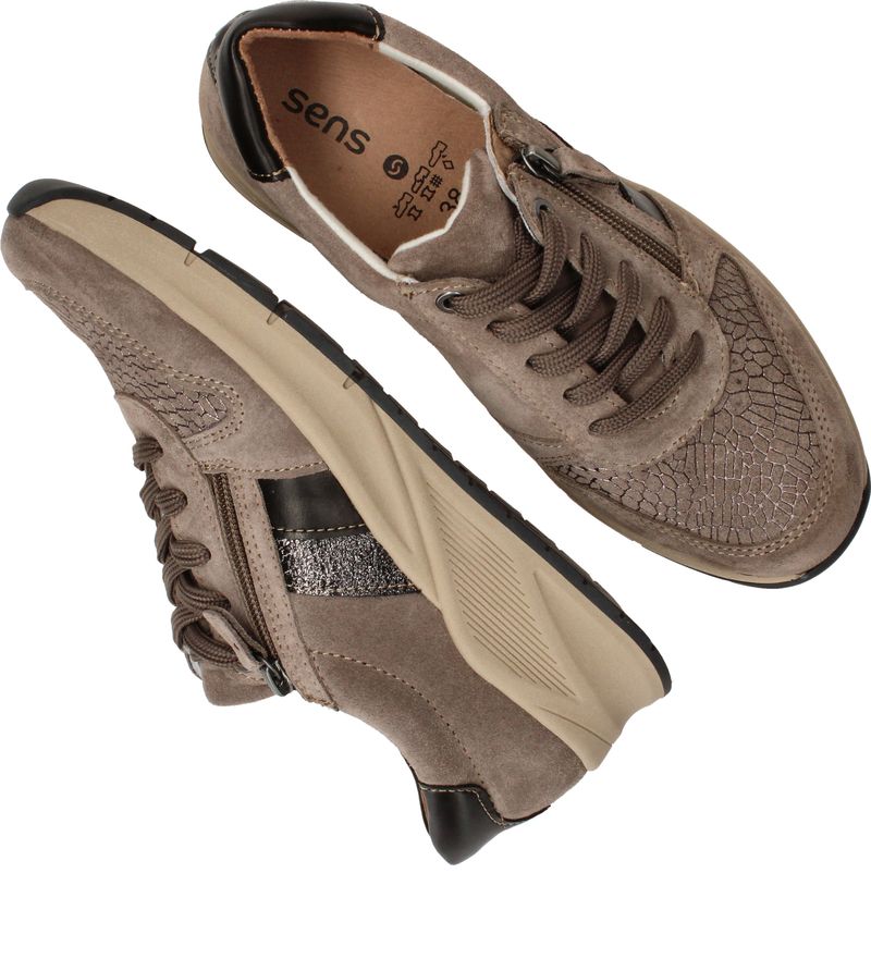 Sens Sneakers Taupe Dames