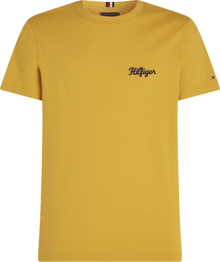 Tommy Hilfiger HILFIGER CHAINSTITCH TEE City yellow