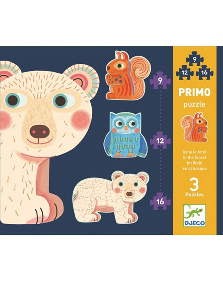 Puzzle IM WALD 9- bis 16-teilig in bunt