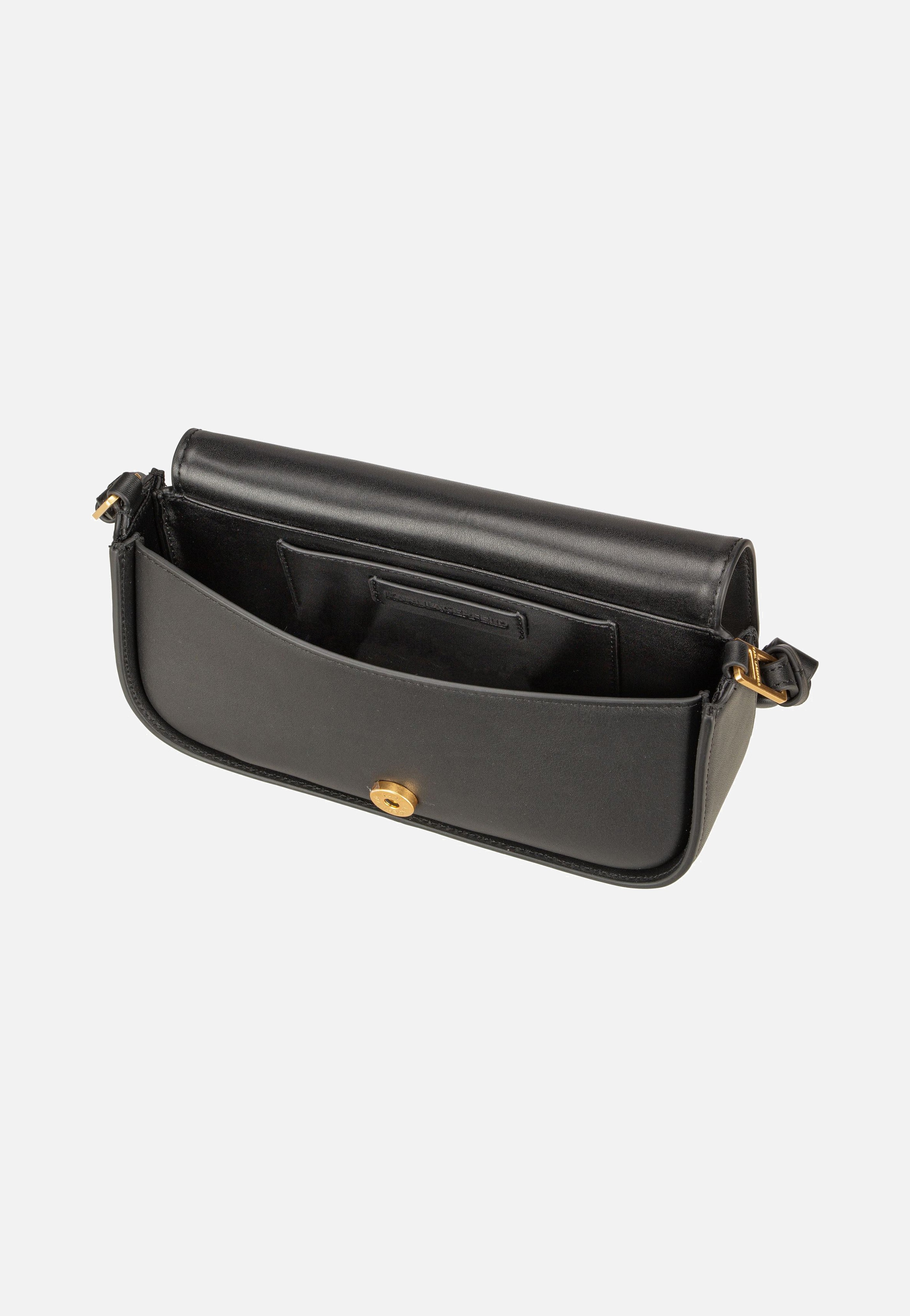 K/Signature Crossbody Black-Vibration Gold - Abendtasche