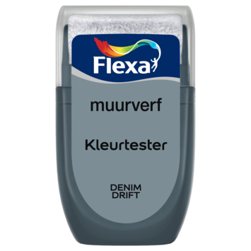 Flexa Creations muurverf kleurtester mat denim drift 30 ml