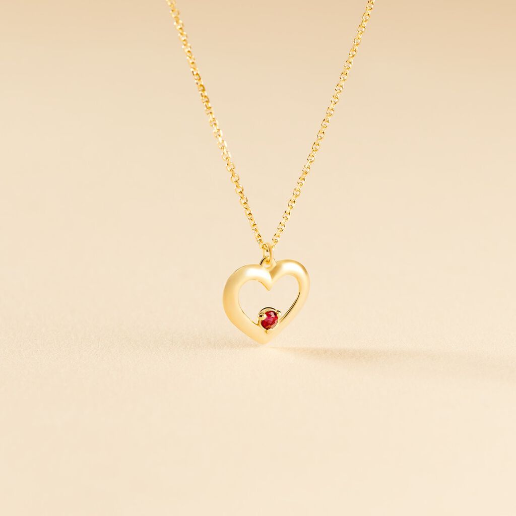 Collier Martella Or Jaune Rubis