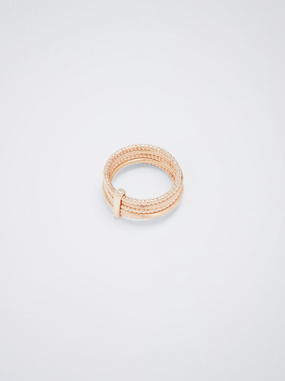 Anel em ouro rosa - Ouro rosa