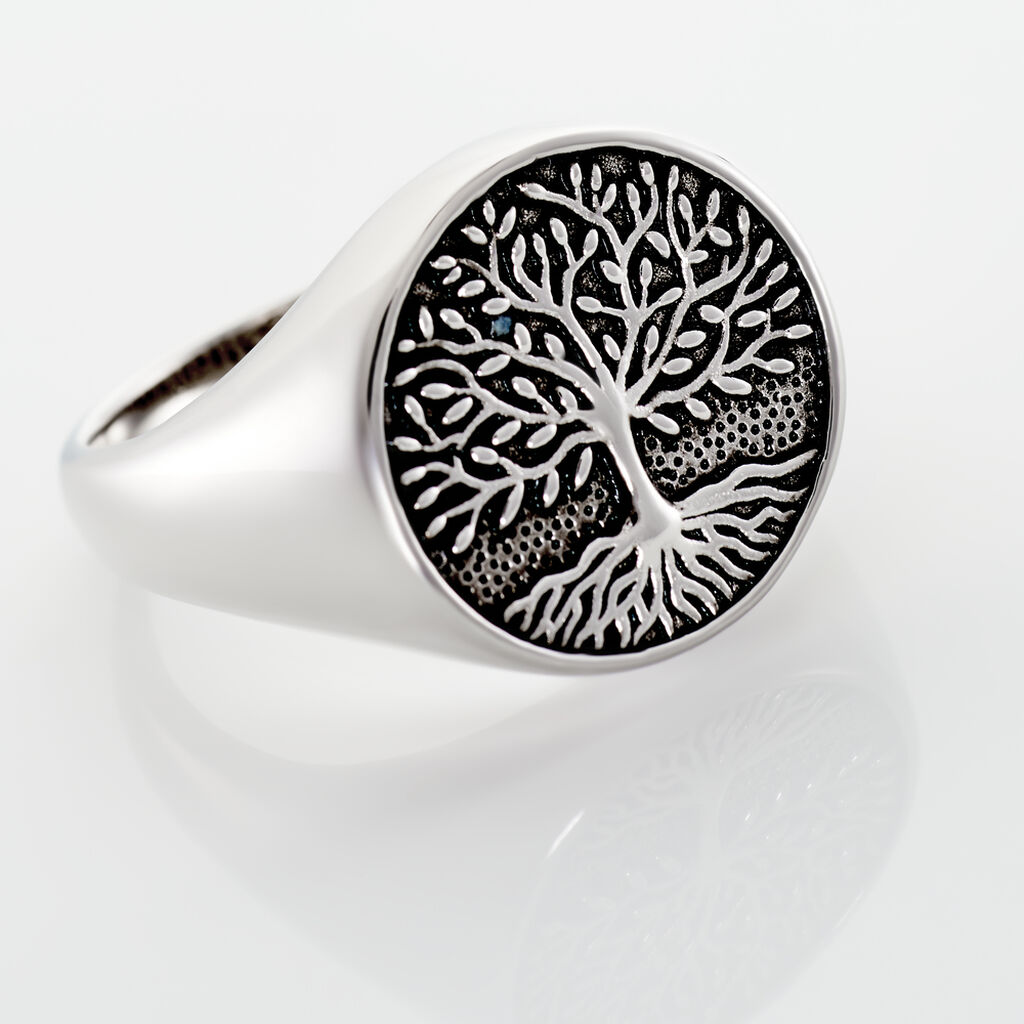 Bague Maximiliano Argent Blanc
