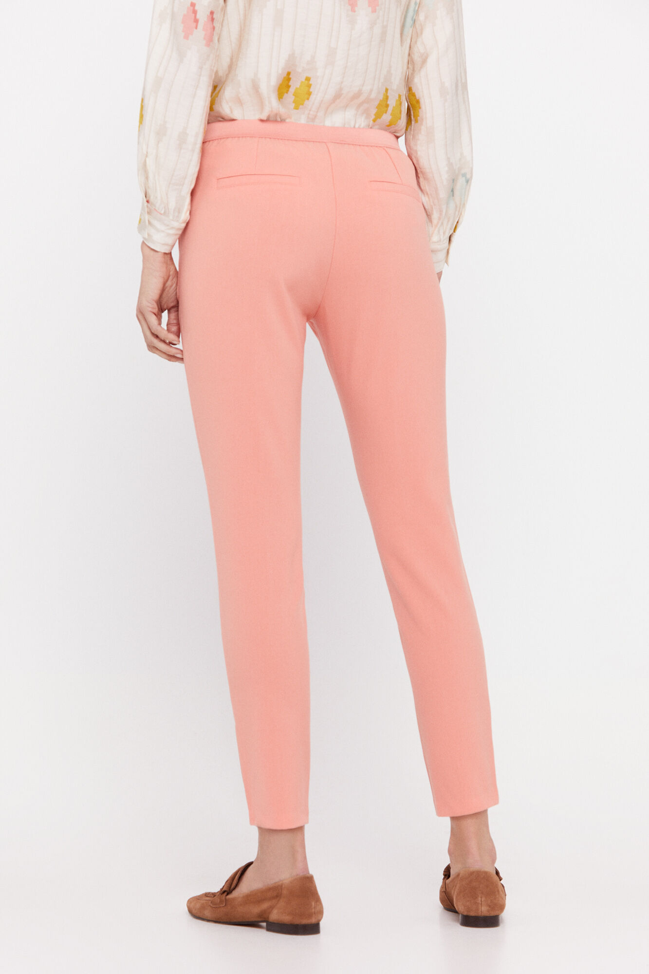 Calça skinny - Coral