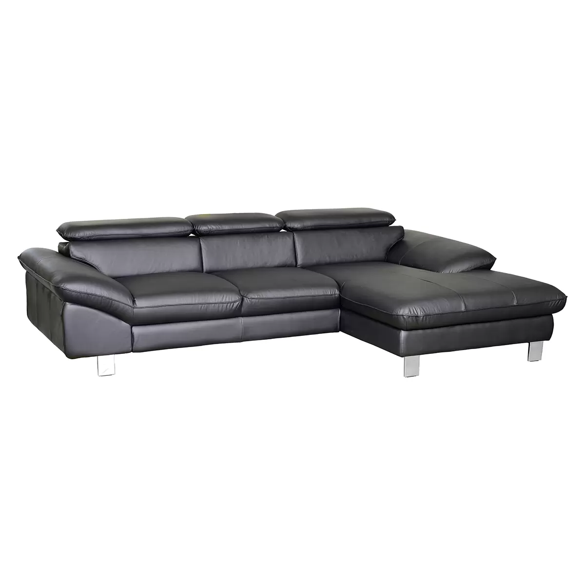 Ecksofa Driver 191 x 126 Schwarz