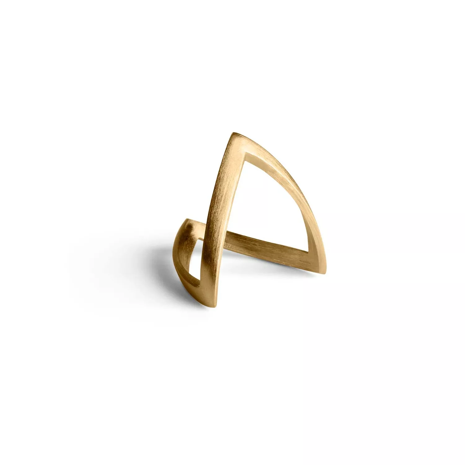 Jane Kønig V Ring 18 kt. Forgyldt Sølv JK0129R-G