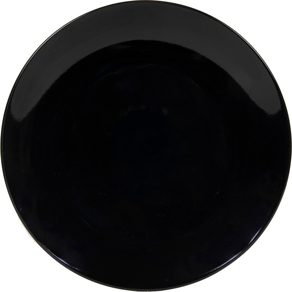 Dinerbord Basic zwart D 26 H 2 cm