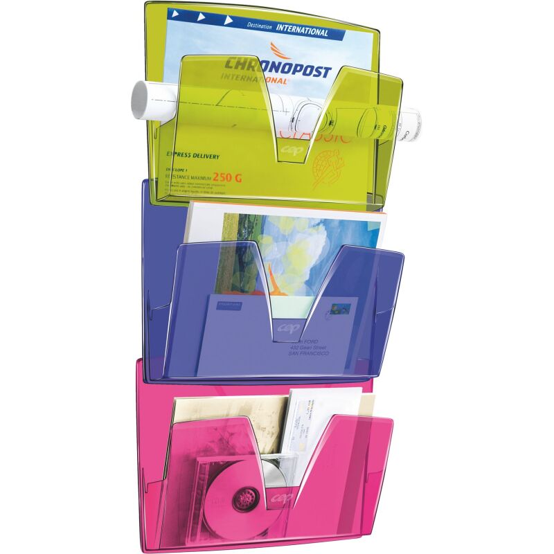 Trieur mural 3 cases Cep multicolore