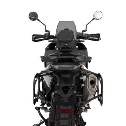 Sacoches cavalières SW-MOTECH SysBag WP L/L (27-40 litres x 2) complet avec support - Noir