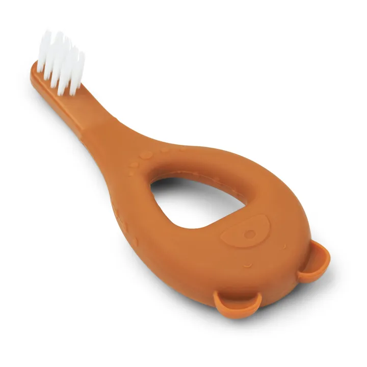 Liewood Brosse à dents Janelle en silicone - Set de 2 | Mustard