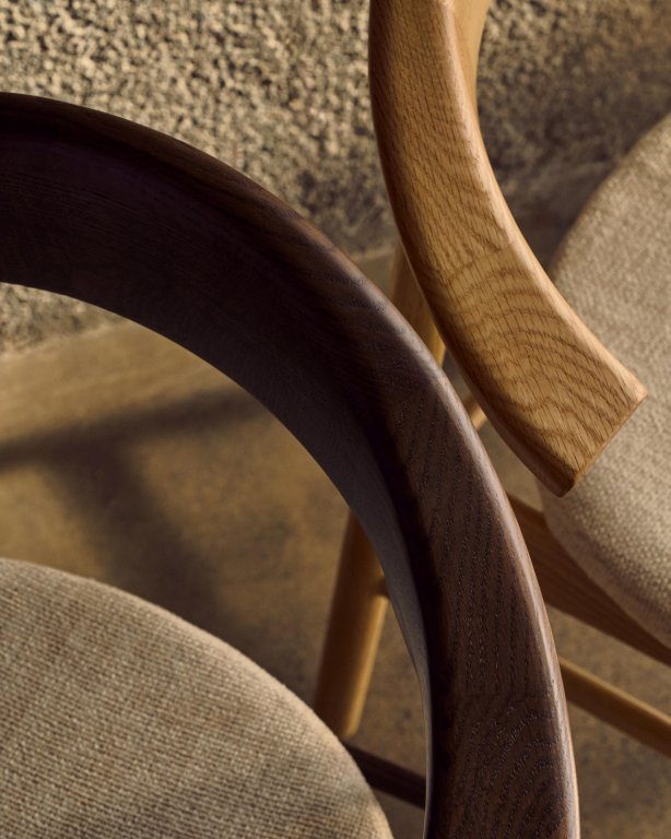 Kave Home Timons eetkamerstoel naturel, beige
