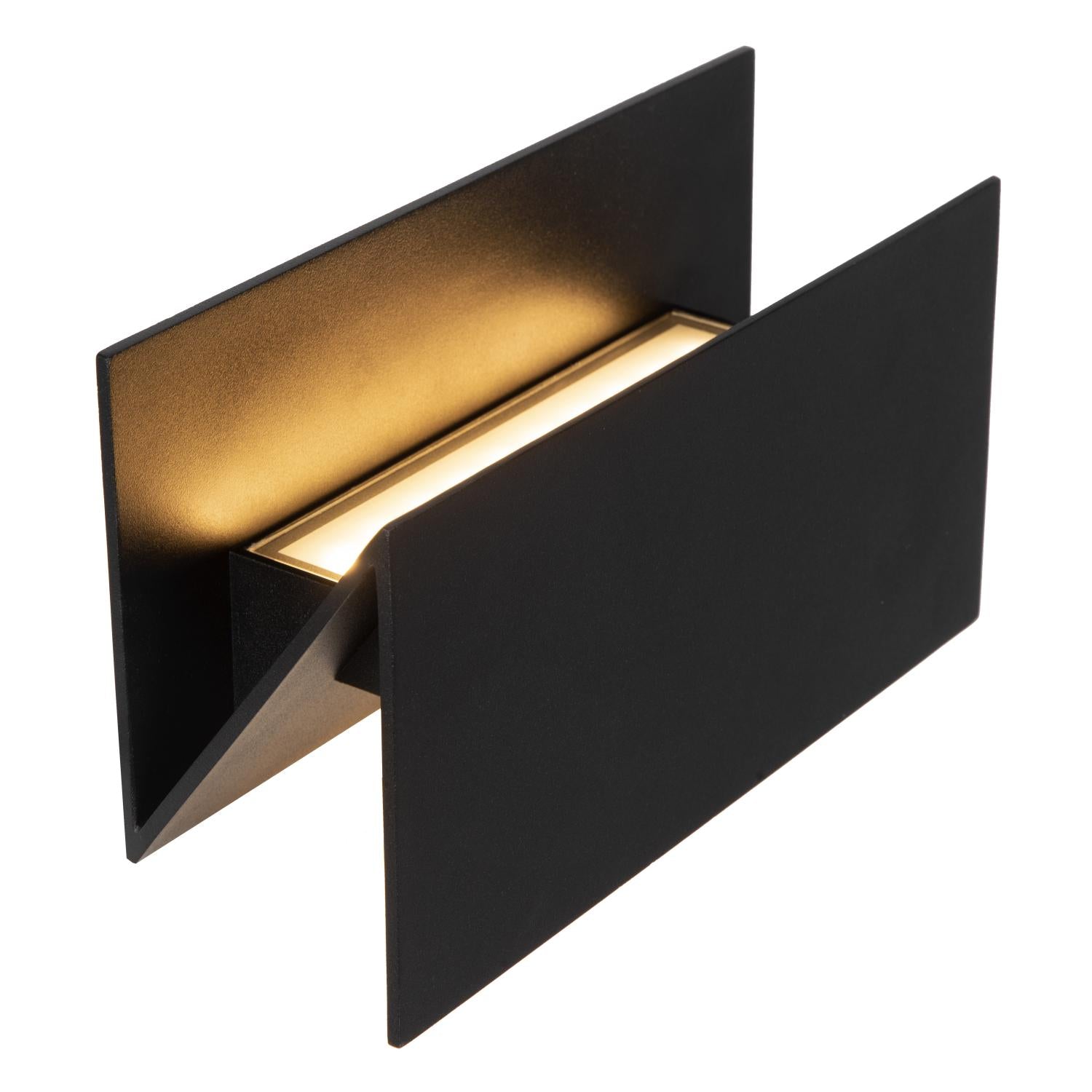 Swindon wandlamp buiten IP54 zwart