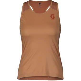 Scott Endurance Tank 10 Kurzarmtrikot Rose Beige / Braze Orange Damen