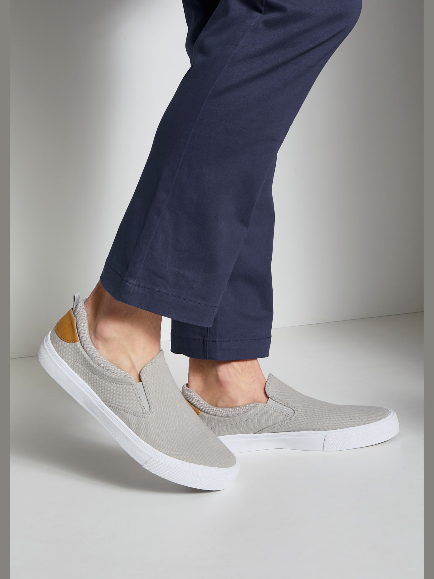 Trotteurs confortables en textile souple avec bord de tige rembourré
