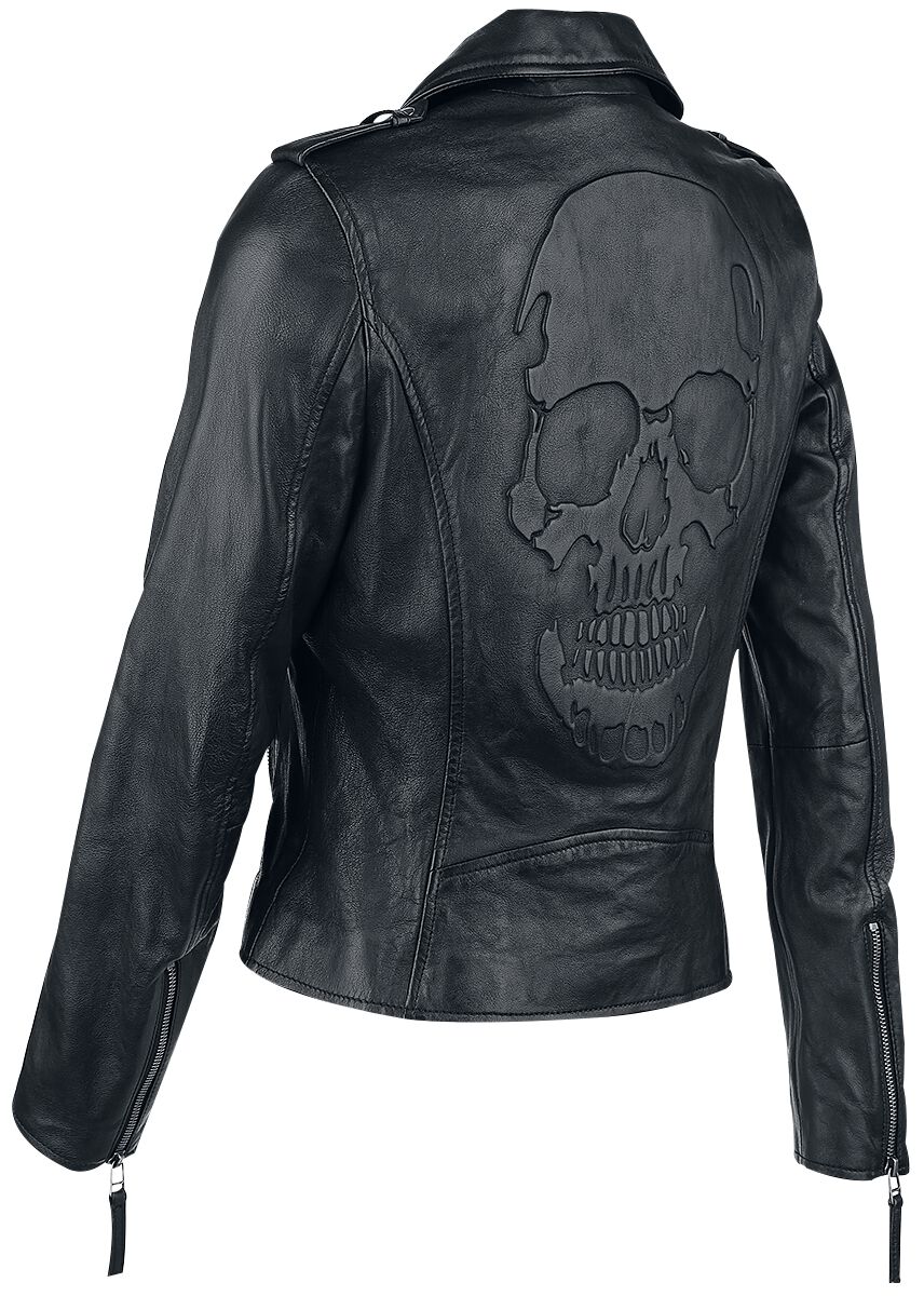 All Over The Road | Black Premium by EMP Veste en cuir