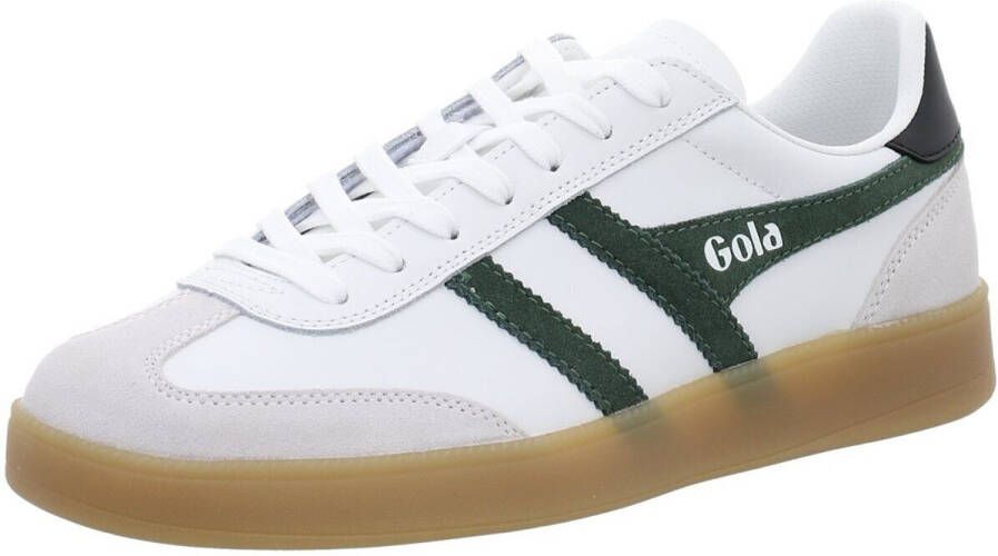Gola Viper leren sneakers wit groen