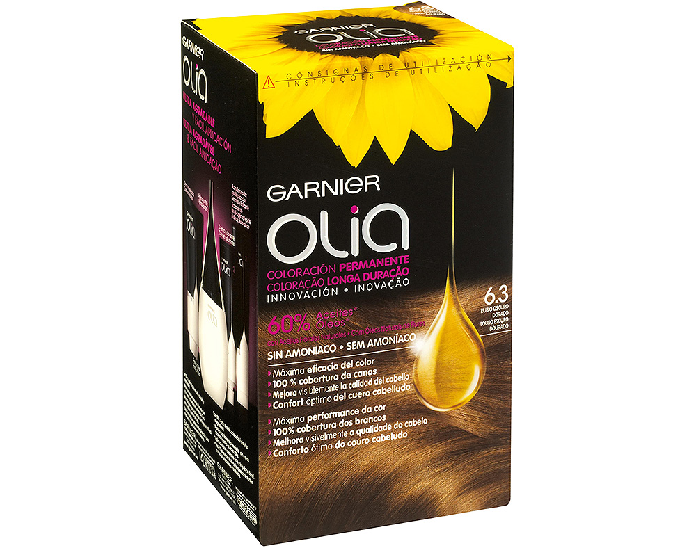 COLORAÇÃO OLIA GARNIER LOURO ESCURO DOURADO 6.3
