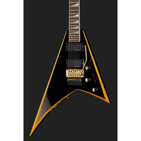 Jackson RRX24 Black w/Yellow Bevels