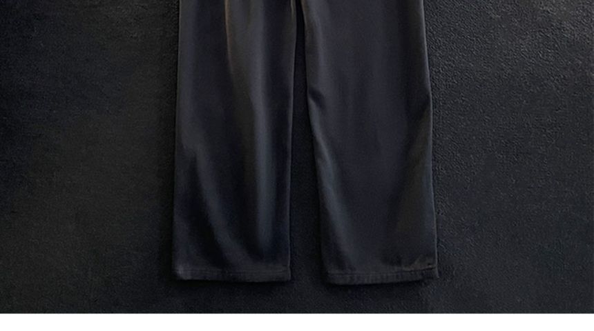 Sinlarity - Jeans met trekkoord in de taille en rechte pijpen